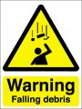 Warning falling debris