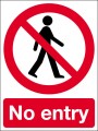 No entry.
