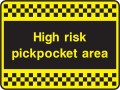 High risk pickpocket area