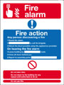 Fire alarm Fire action