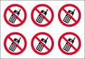 No mobile phones