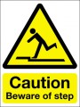 Caution beware of step