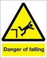 Danger of falling