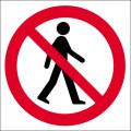 No admittance