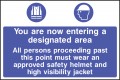 You are now entering a...