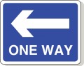 One way left