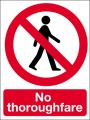 No thoroughfare