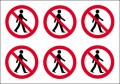 No pedestrians