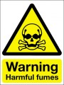 Warning harmful fumes