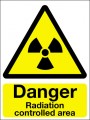 Danger radiation controlled area