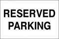 Reserved Parking
