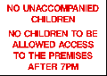 No Unaccompanied Children...