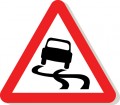 Slippery road