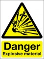 Danger explosive material