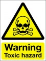 Warning toxic hazard