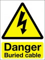 Danger buried cable