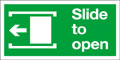 L Slide to open 