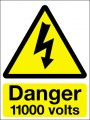 Danger 11000 volts