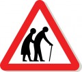 Elderly people crossing