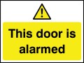 This door is alarmed
