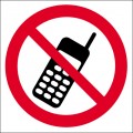 No mobile phones.