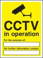 CCTV in operation for the purpose of