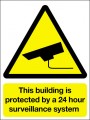 This building is protected by a 24 hour surveillance system