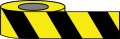 Black/Yellow Hazard warning tape