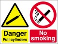 Danger full cylinders No smoking