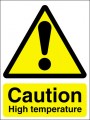 Caution high temperature