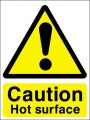 Caution hot surface