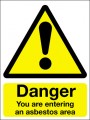 Danger you are entering an asbestos area