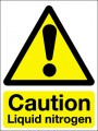 Caution liquid nitrogen