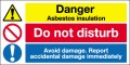 Danger asbestos insulation