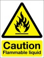 Caution flammable liquid