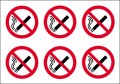 No smoking..