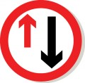 Priority to oncoming traffic