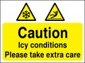Caution Icy conditions