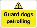 Guard dogs patrolling