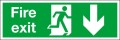 Fire exit Down