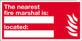 The nearest fire marshal is