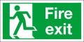 Fire exit left.