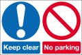 Keep clear  No parking