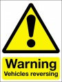 Warning vehicles reversing