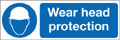 Wear head protection