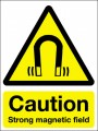 Caution strong magnetic field