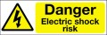 Danger electric shock risk