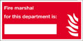 Fire marshal for this department is