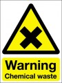 Warning chemical waste
