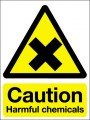 Caution harmful chemicals